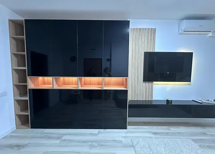 Cozy Black 1 Bedroom Apartman *